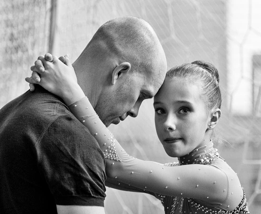Father Daughter Embrace by Alexandr — canvas wall art