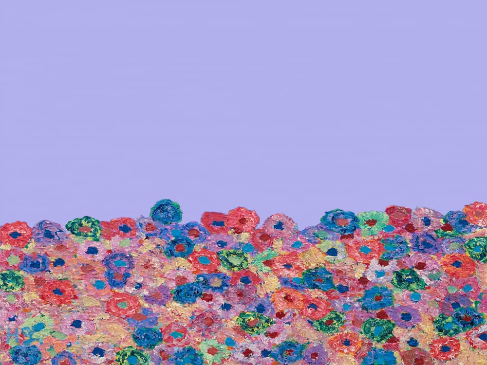 Colorful Flower Field by Helen Joynson — canvas wall art