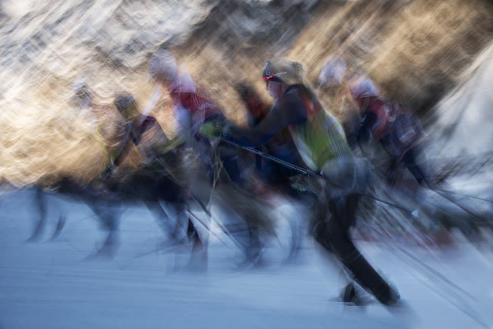 Dynamic Ski Race by Milan Malovrh — canvas wall art