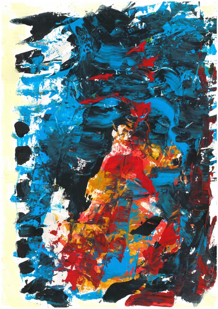 Dynamic Color Energy by Agnieszka Paluch — canvas wall art