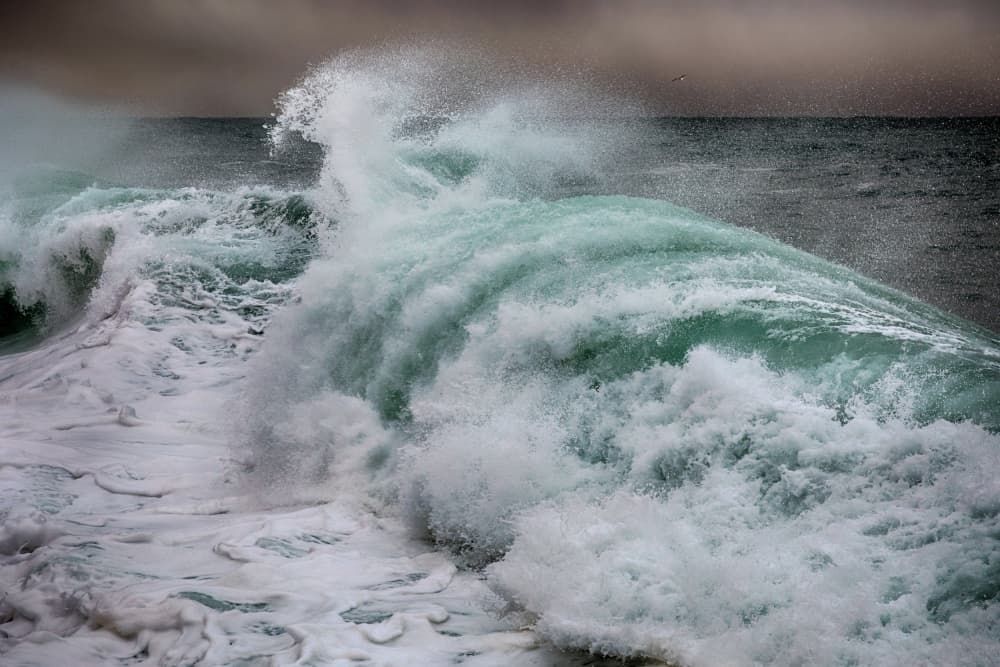 Crashing Ocean Wave by Paolo Bolla — canvas wall art
