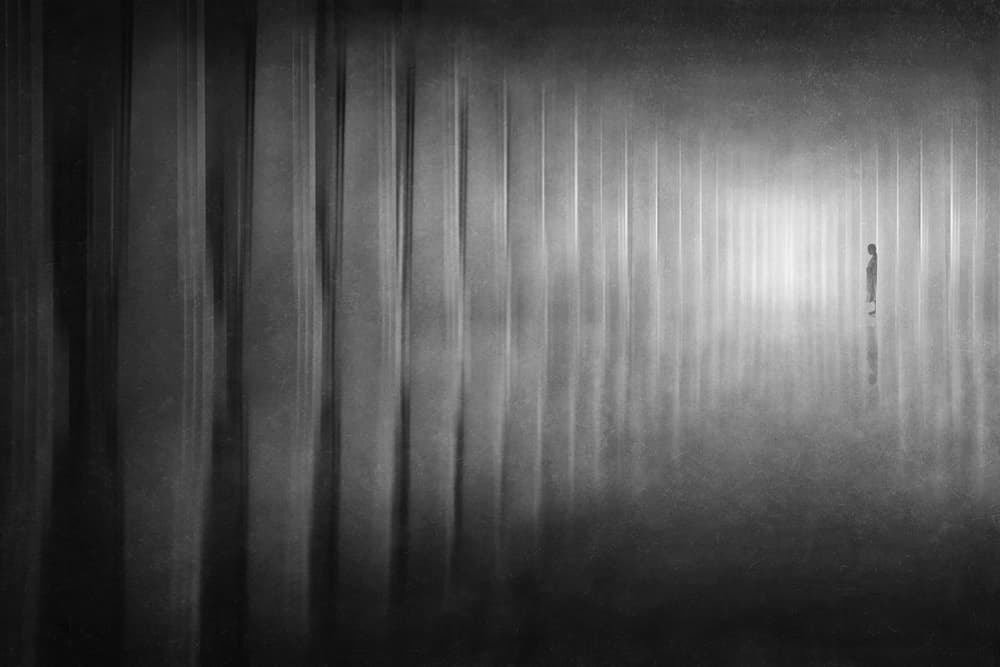 Misty Path To Light by Ekkachai Khemkum — canvas wall art