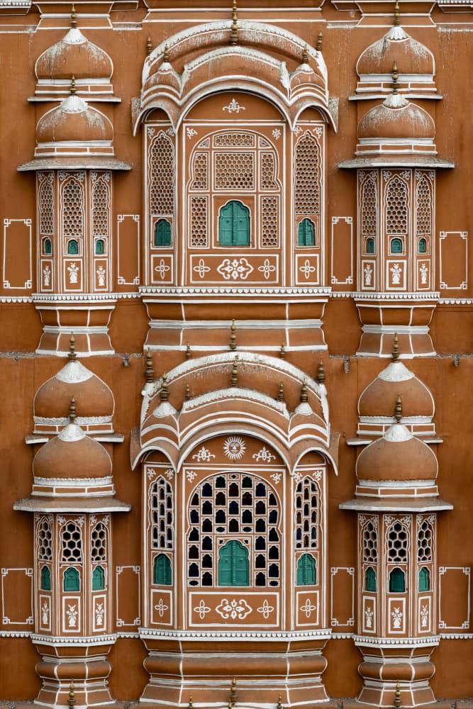 Pink City Architecture by Linda Wride — canvas wall art