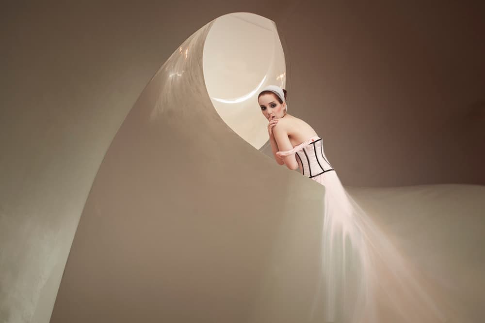 Elegant Fashion Curve by Christine von Diepenbroek — canvas wall art