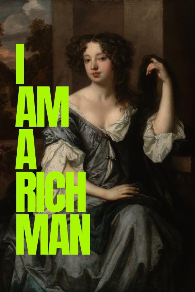 I Am A Rich Man by Wild Violets — canvas wall art