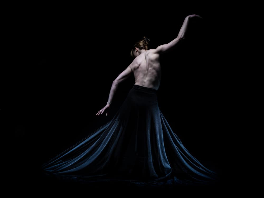 Graceful Dance Movement by Sam SDFMedia — canvas wall art