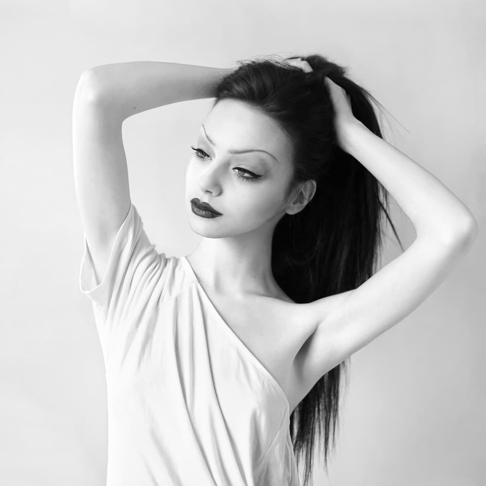Stylized Beauty Portrait by Bobby Kostadinov — canvas wall art