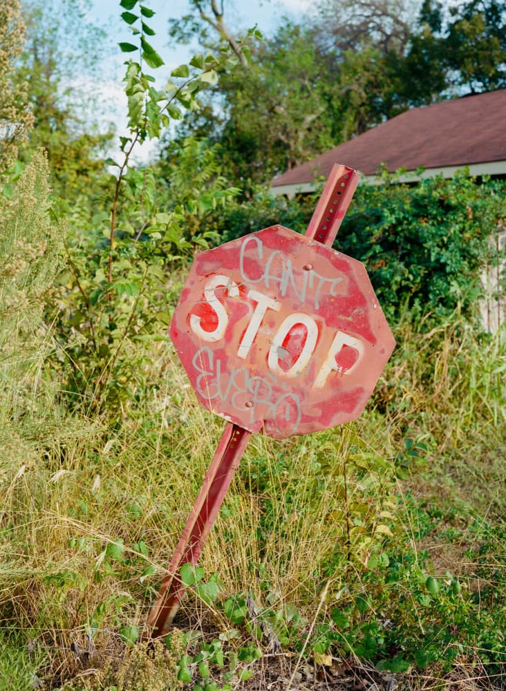 Can't Stop Sign Graffiti by Bethany Young — canvas wall art