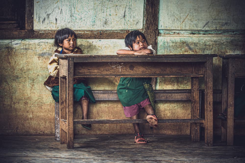 Pensive Young Students by Marco Tagliarino — canvas wall art