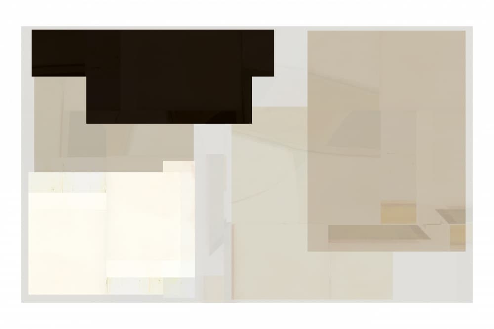 Layered Geometric Abstract by cartissi — canvas wall art