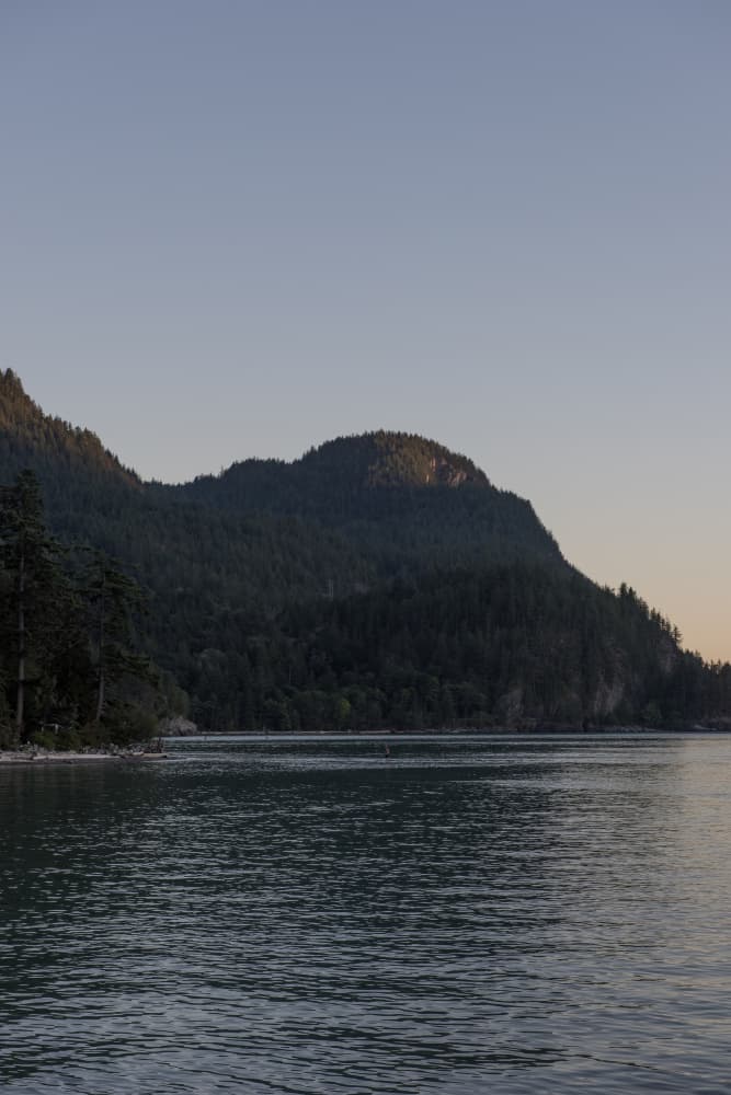 Calm Mountain Waters by Lynann Colligan — canvas wall art