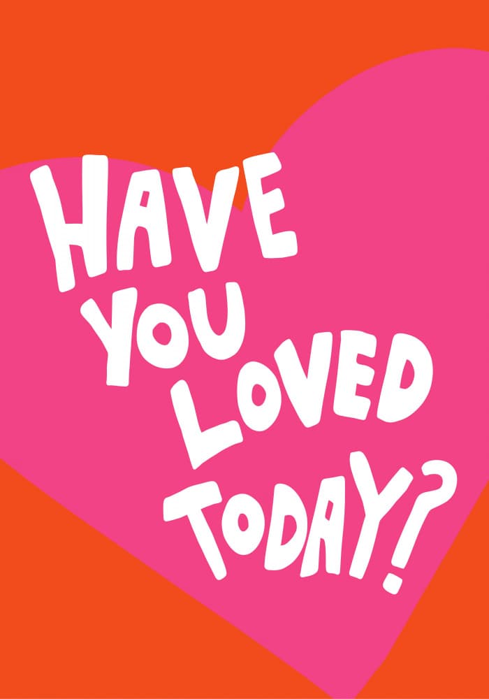 Loved Today by Athene Fritsch — canvas wall art