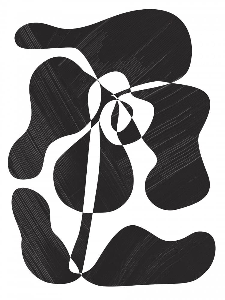 Modern Abstract Shapes by The Printable Studio — canvas wall art