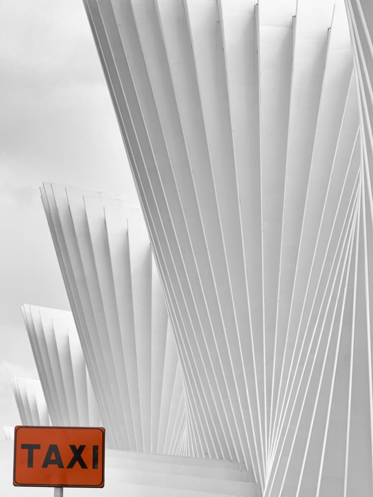 White Architectural Geometry by Massimo Della Latta — canvas wall art