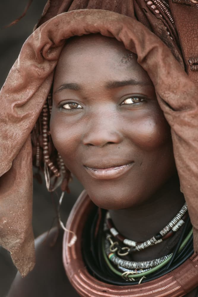 Gentle African Smile by Tori E Bohn — canvas wall art