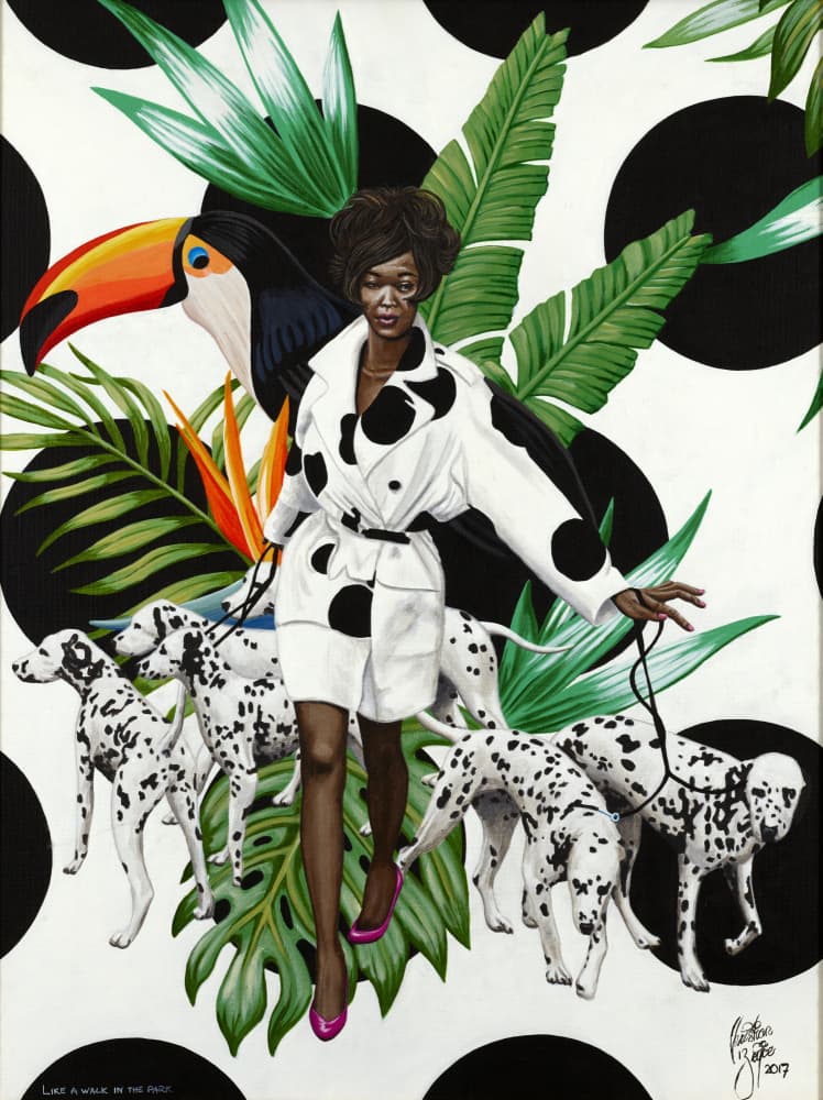 Like a Walk In the Park by Christian Beijer — canvas wall art