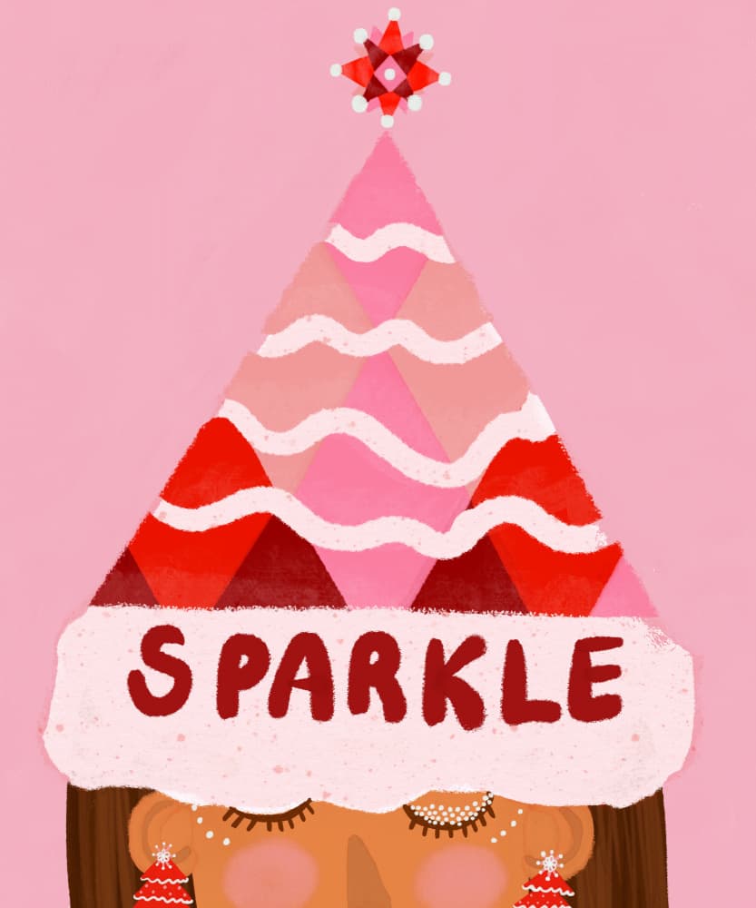 Sparkle Holiday Celebration by Art by the Ocean — canvas wall art
