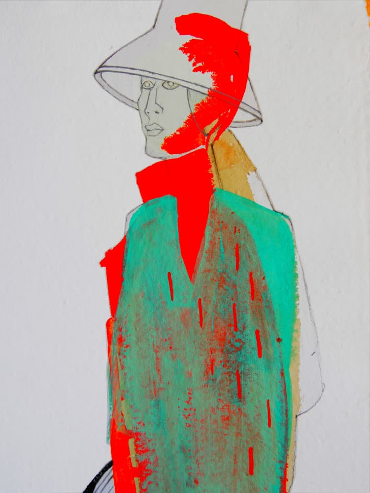 Bold Hat Fashion by Doris Schmitz — canvas wall art