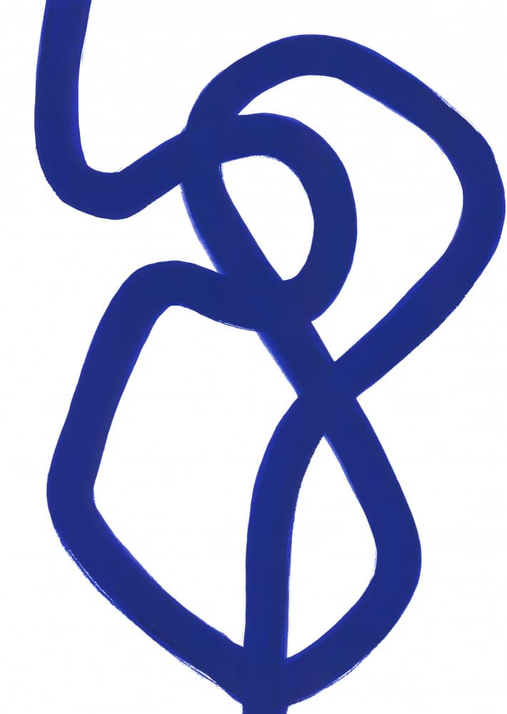 Blue Dance by Isabelle Brent — canvas wall art