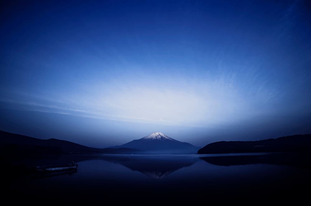 Mount Fuji Reflection by Takashi Suzuki — canvas wall art