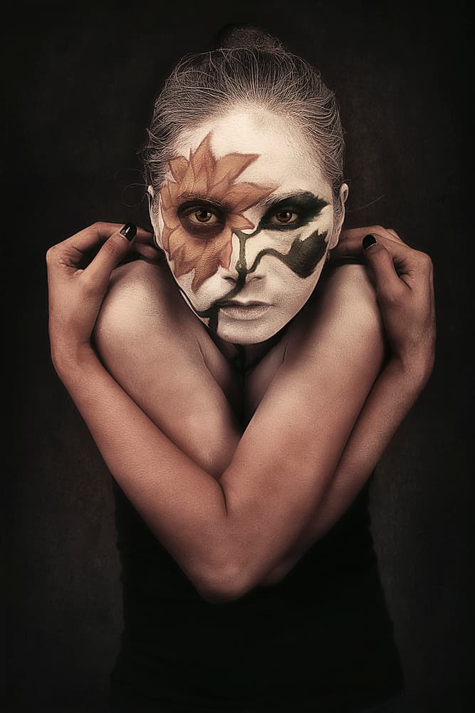 Autumn Face Art by Hari Sulistiawan — canvas wall art