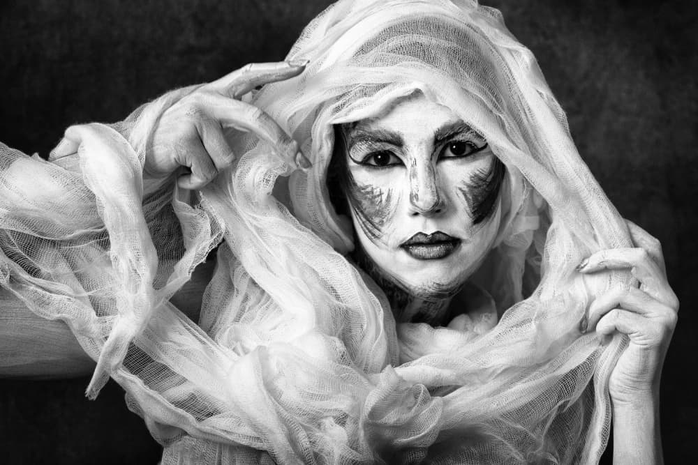 Mysterious White Shroud by Mihai Bogdan R — canvas wall art