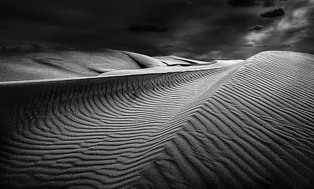 Dramatic Desert Dunes by Allen SDCA — canvas wall art