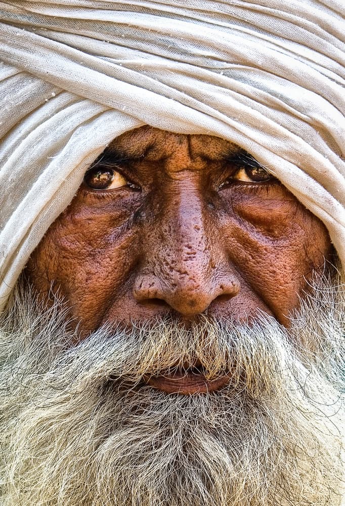 Wise Man's Gaze by Abbas Ali Amir — canvas wall art