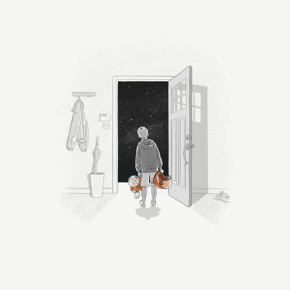 Door to the Stars by Jason Ratliff — canvas wall art