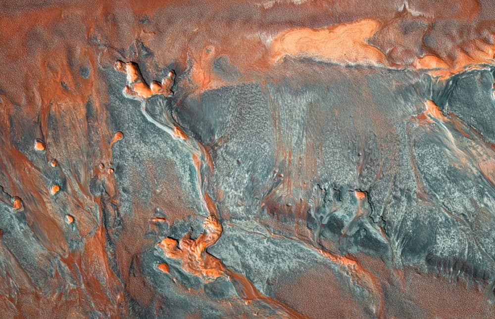 Eroded Earth Patterns by Aidong Ning — canvas wall art