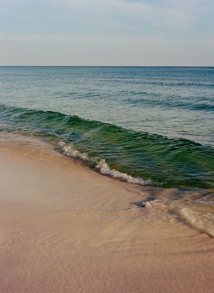 Serene Beach Wave by Bethany Young — canvas wall art