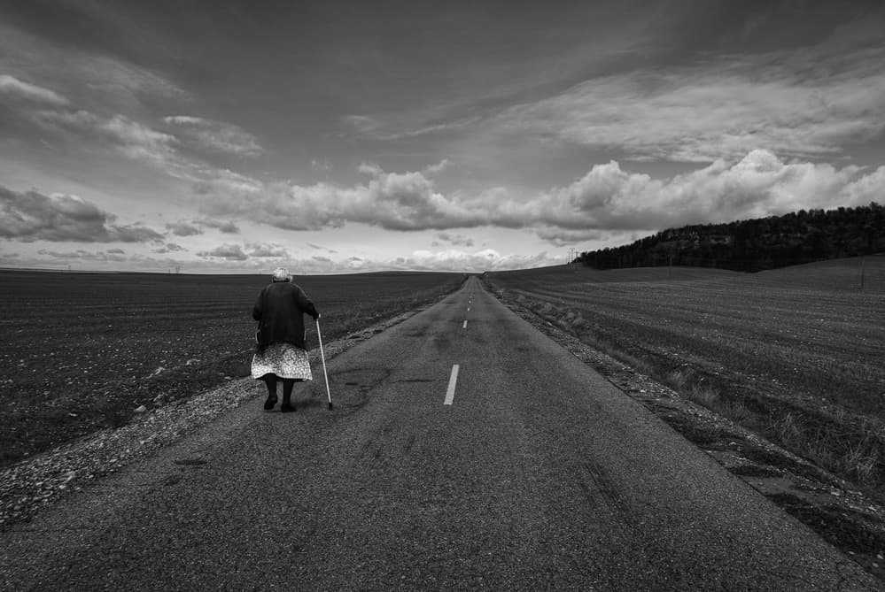 Solitary Road Walk by Jose C. Lobato — canvas wall art