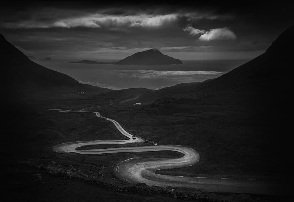 Winding Road To The Sea by Lydia Jacobs — canvas wall art
