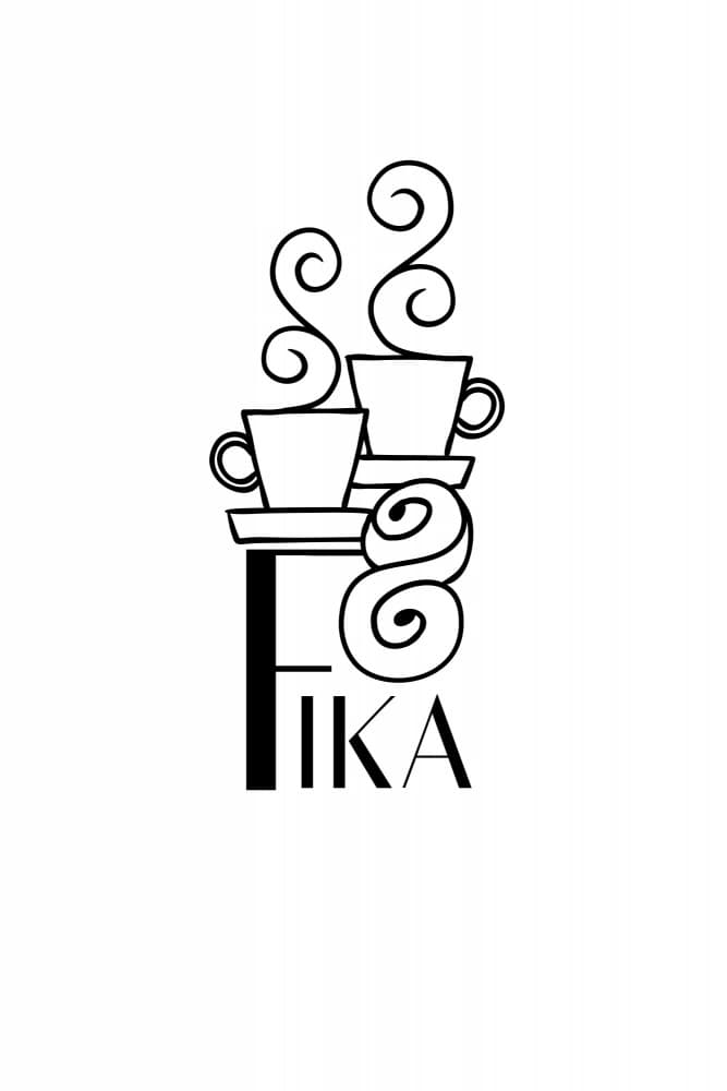 Fika Coffee Break by Rosana Laiz Blursbyai — canvas wall art