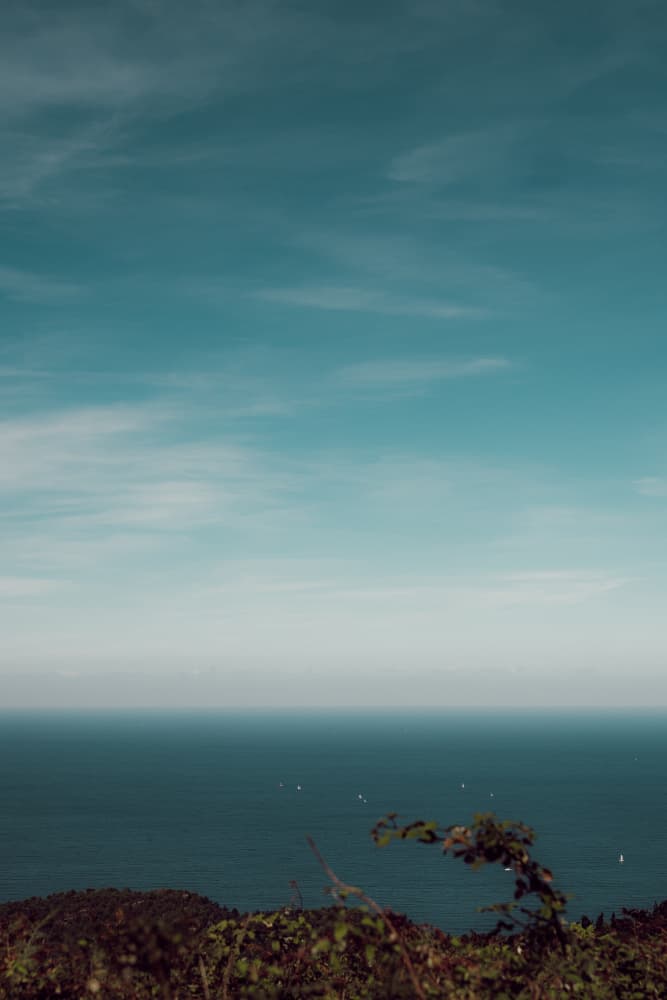 Serene Ocean Horizon by Aimee Giles — canvas wall art