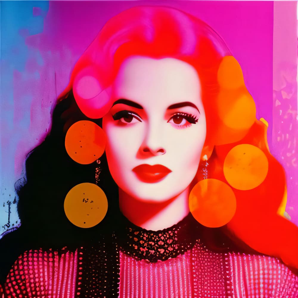 Vibrant Pop Art Portrait by Cicero Spin — canvas wall art
