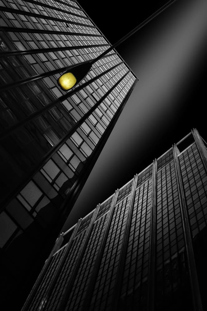 Modern Urban Glow by Ibrahim Nabeel — canvas wall art