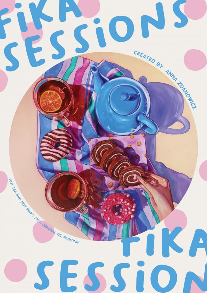 Cozy Fika Session by Anna Zdanowicz — canvas wall art