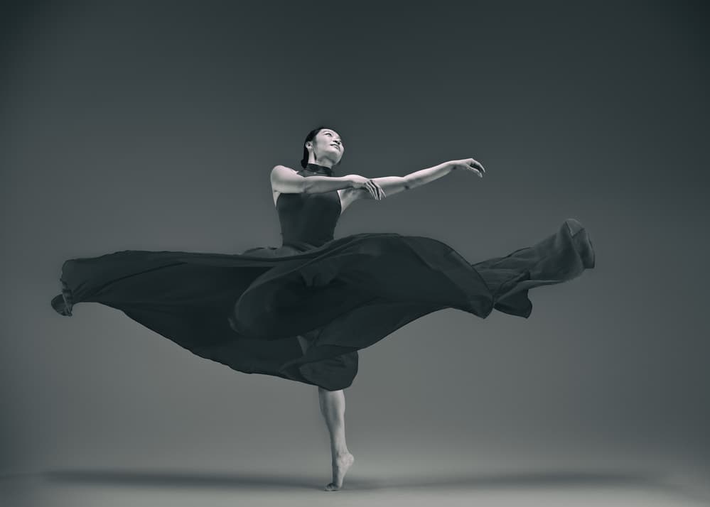 Elegant Dancer In Motion by Rob Li — canvas wall art