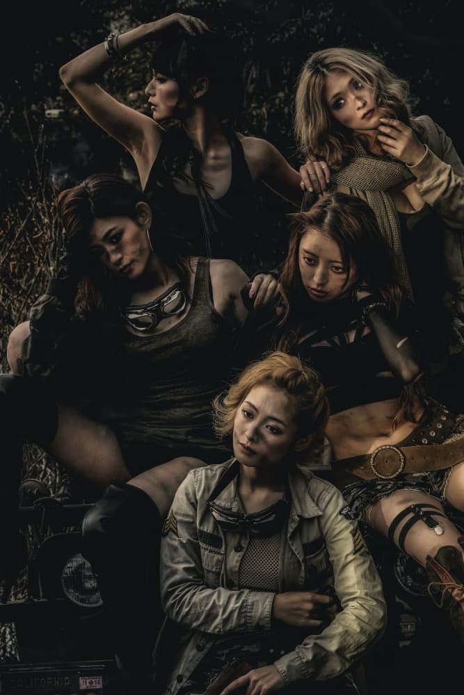 Fierce Dystopian Group by KOIKI — canvas wall art