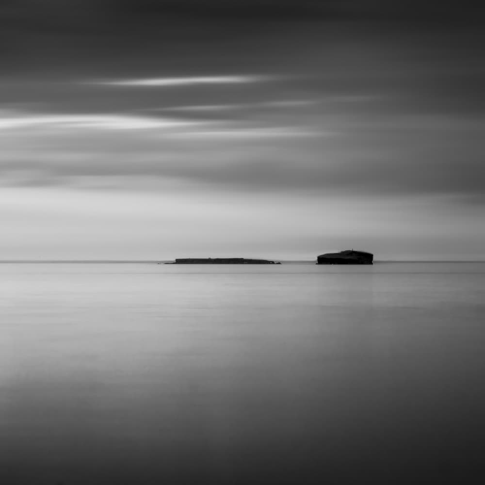 Serene Island Seascape by Fred Louwen — canvas wall art