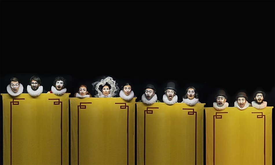 Theatrical Group Portrait by DDiArte — canvas wall art