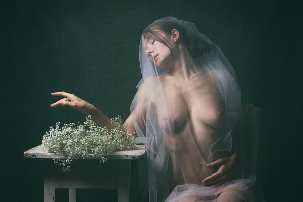 the bride by Ruth Franke — canvas wall art