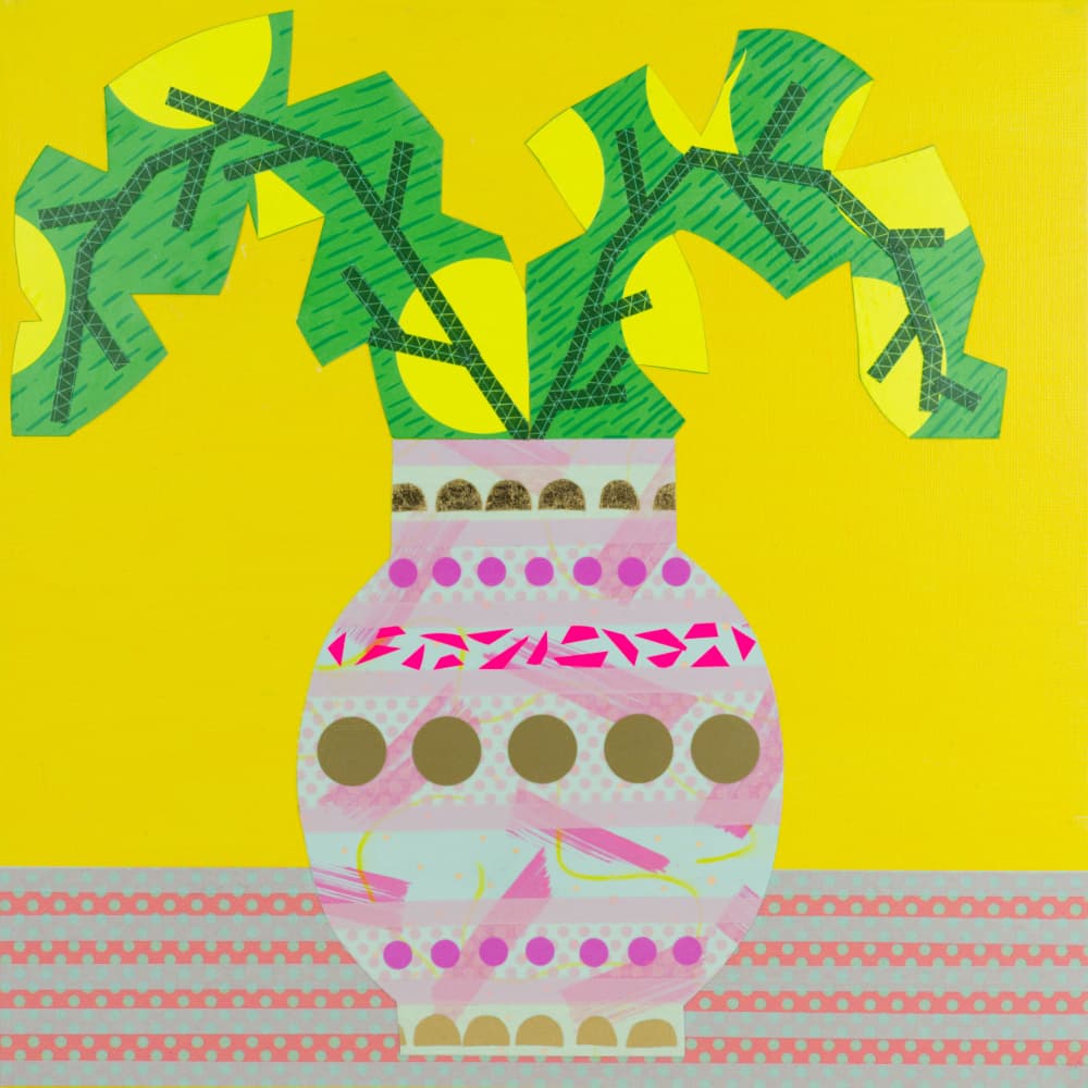 Vibrant Abstract Botanicals by David Galan — canvas wall art