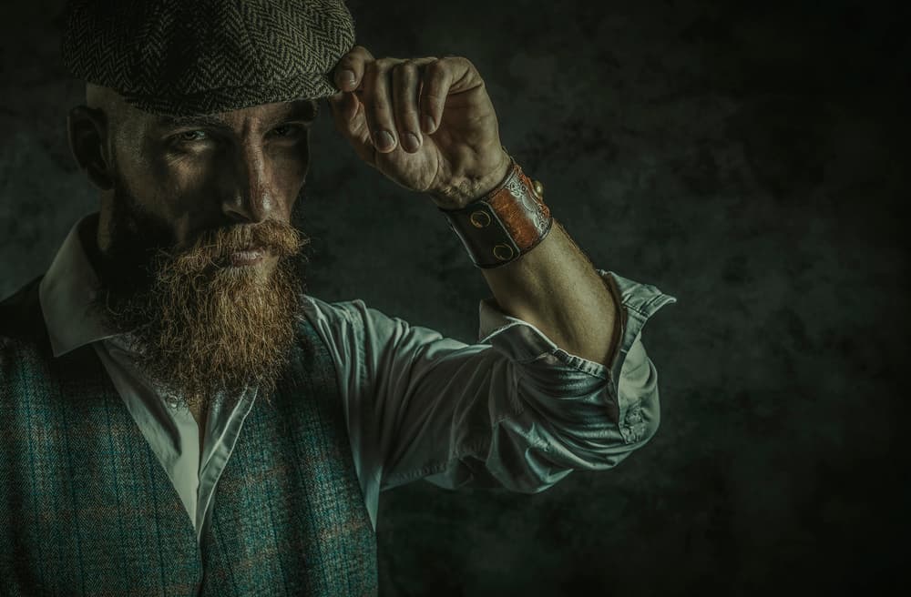 Dapper Man Flat Cap by gNo — canvas wall art