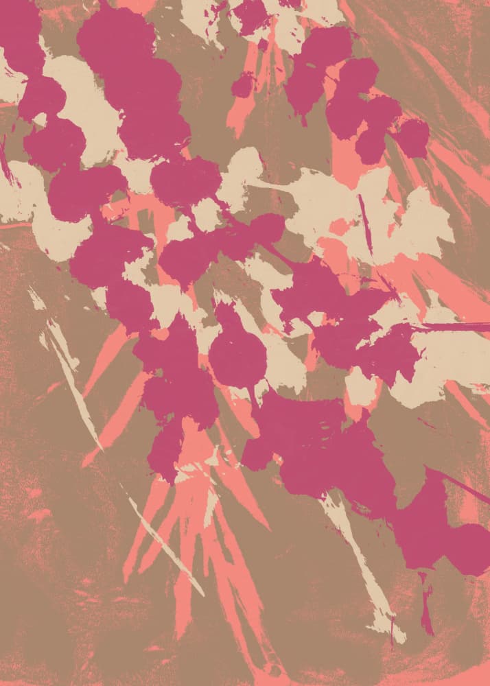 Vibrant Floral Abstract by Dina Dankers — canvas wall art