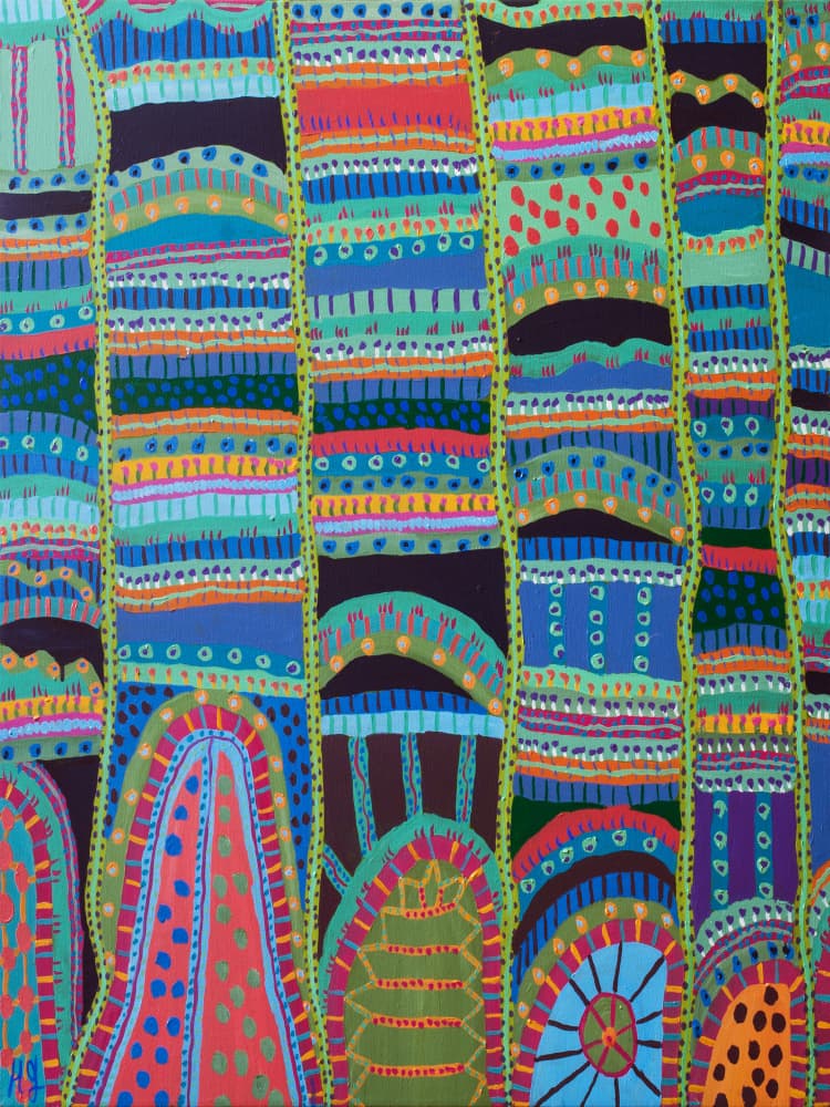Vibrant Abstract Patterns by Helen Joynson — canvas wall art
