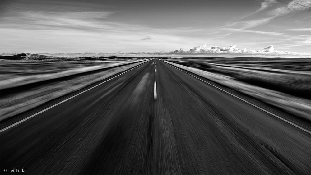 Open Road Ahead by Leif Løndal — canvas wall art