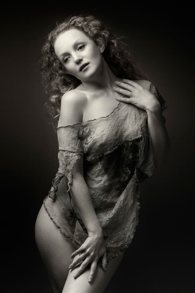 Ethereal Woman Portrait by Jan Slotboom — canvas wall art