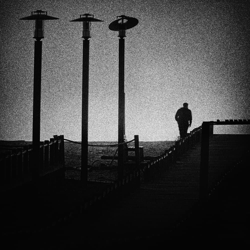 Walking Towards Horizon by Paulo Abrantes — canvas wall art